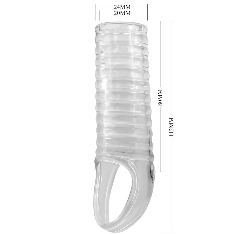 Entdecken Sie die PRETTY LOVE - HARTMAN PENISHÜLSE in transparentem Design! Diese hochwertige Penishülse sorgt für ein intensives und aufregendes Erlebnis. Sie ist perfekt geeignet, um neue Höhepunkte zu erreichen und Ihre Lust zu steigern. Das flexible Material passt sich optimal an und bietet Ihnen und Ihrem Partner unvergessliche Momente. Lassen Sie sich von der Qualität und dem ansprechenden Design begeistern und bringen Sie frischen Wind in Ihr Liebesleben!