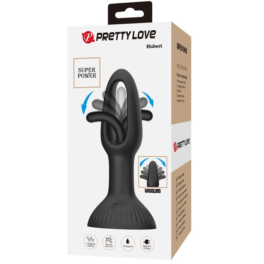 PRETTY LOVE - HUBERT Analplug mit 7 Vibrationsmodi