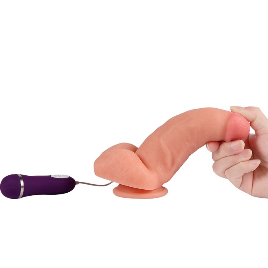 SHEQU - Rotes Eagle Vibratordildo mit Fernbedienung 17 cm