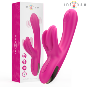 INTENSE - BRITNEY Multifunktions-Rabbit-Vibrator 23 cm Rosa