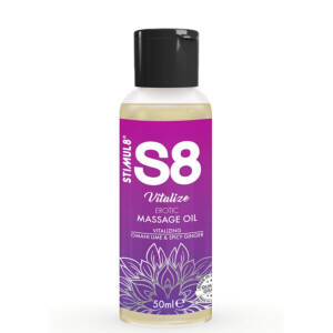 STIMUL8 - S8 Vitalisierendes erotisches Massageöl Limette 50 ml