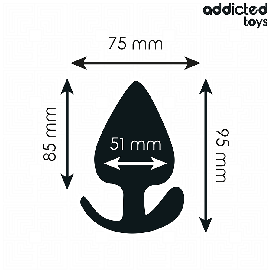 ADDICTED TOYS - Analplug Größe XL 9,5 cm