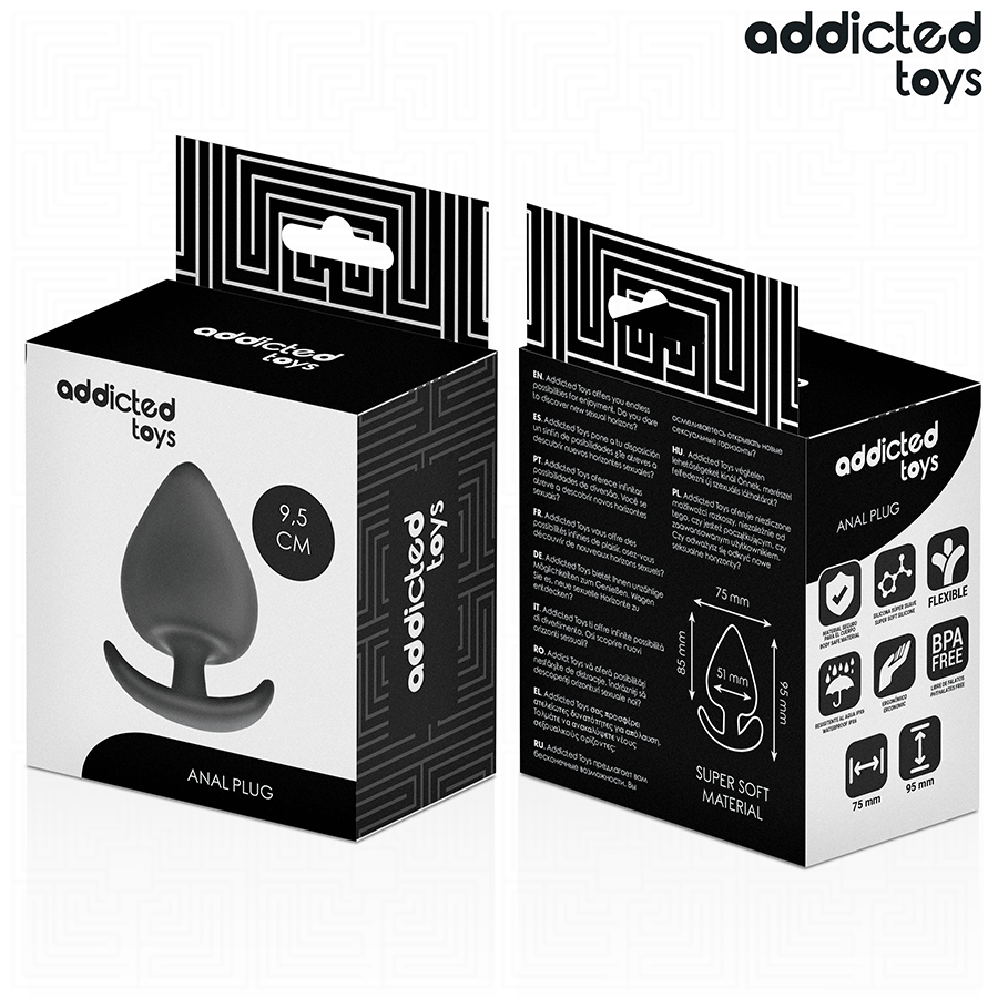 ADDICTED TOYS - Analplug Größe XL 9,5 cm