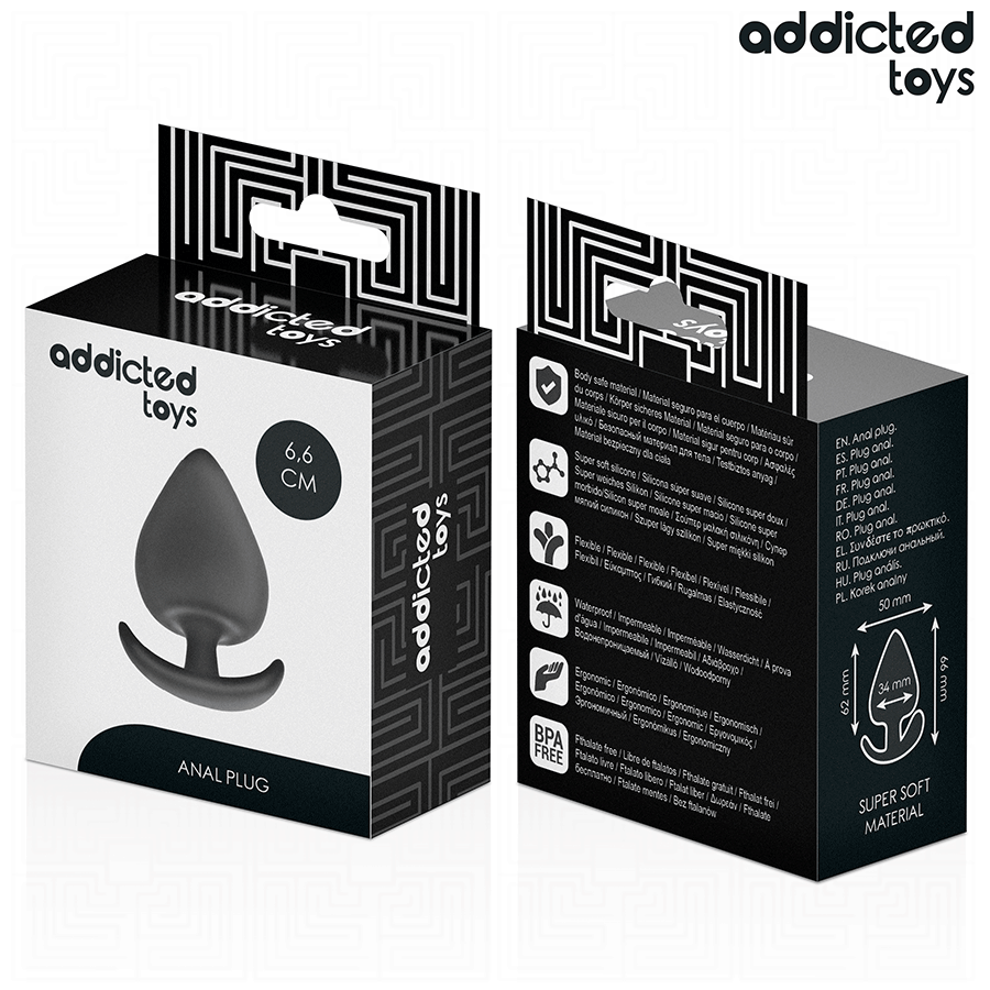 ADDICTED TOYS - Analplug Größe M 6,6 cm