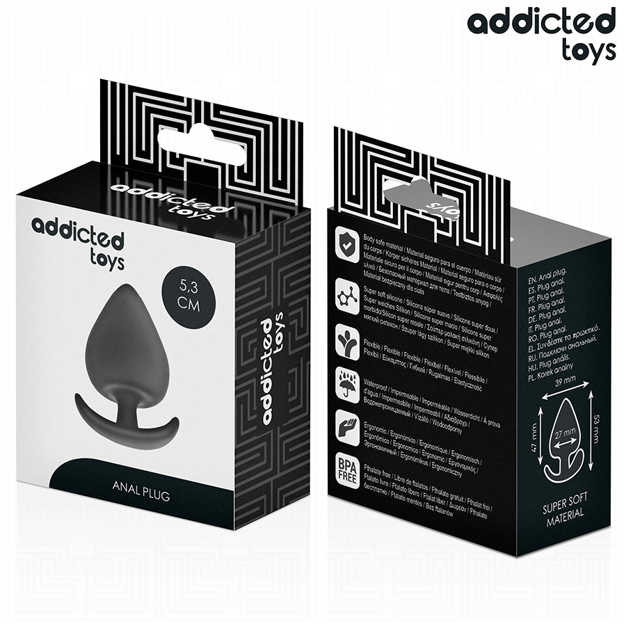 ADDICTED TOYS - Analplug Größe S 5,3 cm