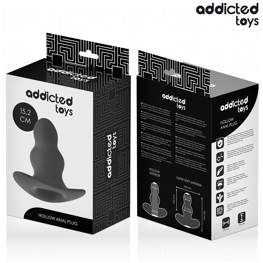 ADDICTED TOYS - Hohlanalplug Größe XXL 15,2 cm