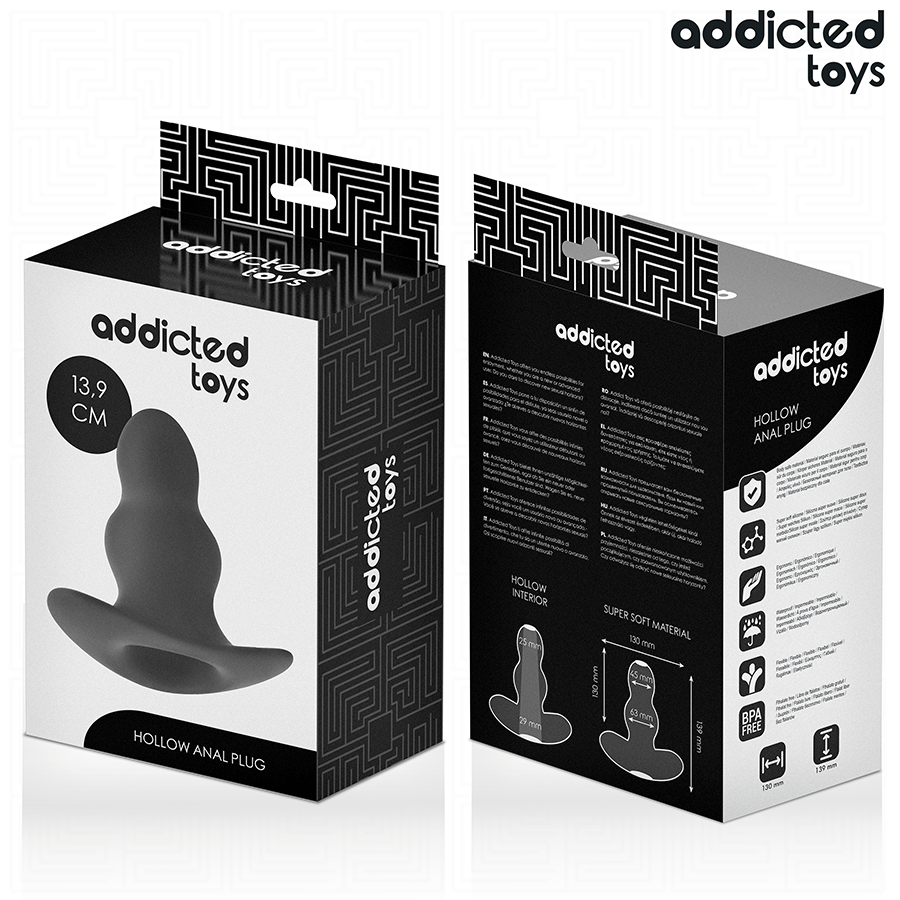 ADDICTED TOYS - Hohlanalplug Größe XL 13,9 cm