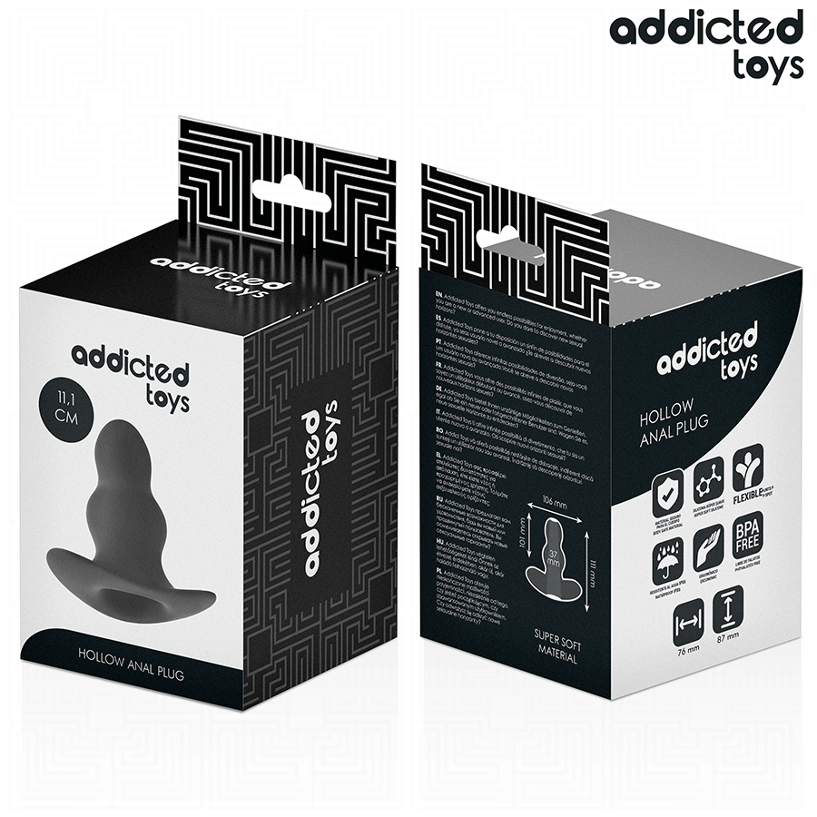 ADDICTED TOYS - Hohlanalplug Größe L 11,1 cm