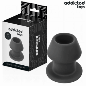ADDICTED TOYS - EXTREM HOHLER ANALPLUG GRÖSSE M 8,7 CM