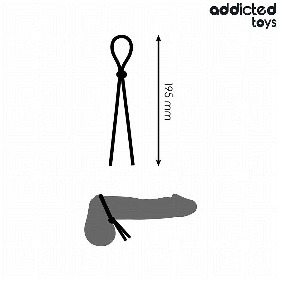 ADDICTED TOYS - Silikonaufsatz für den Einzelschleifen-Penis