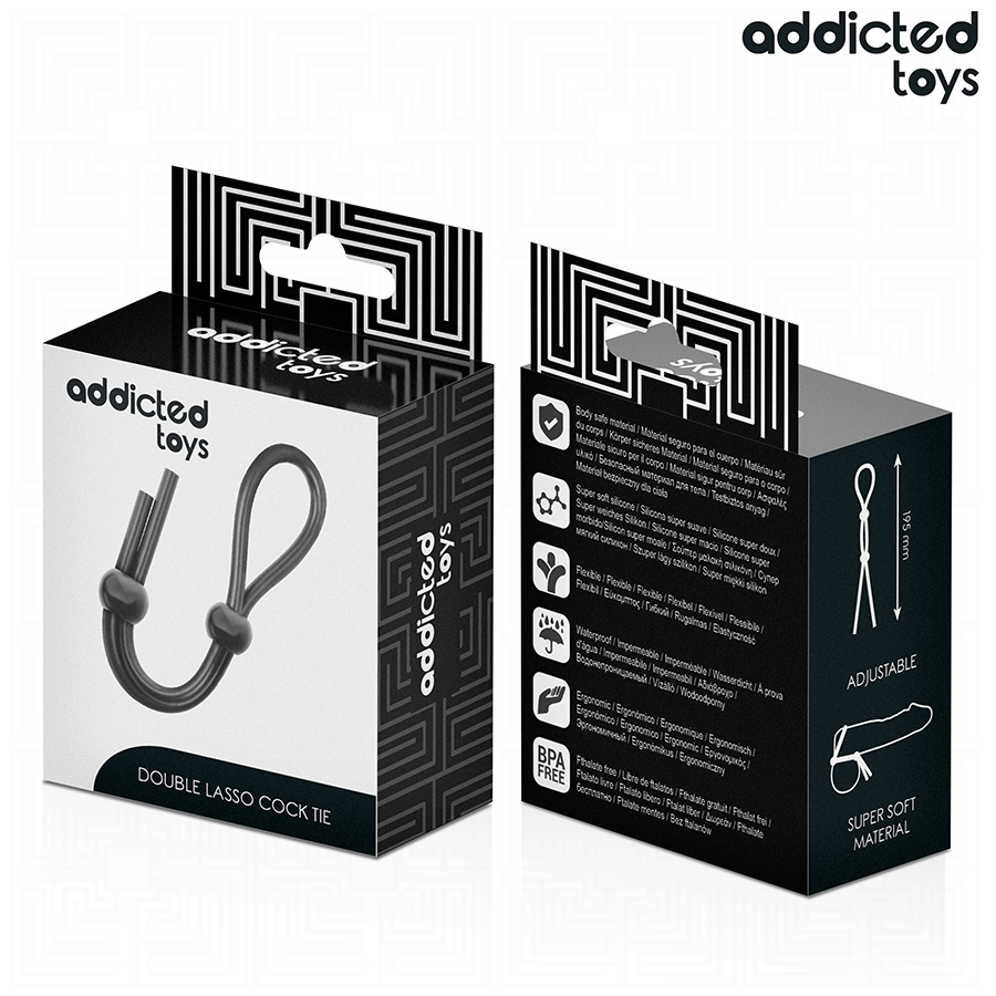 ADDICTED TOYS - Silikonaufsatz für den Doppelschleifen-Penis