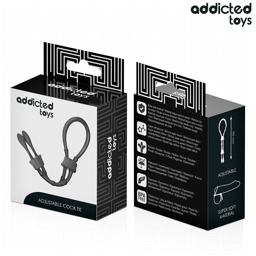 ADDICTED TOYS - Verstellbares Silikonseil für den Penis