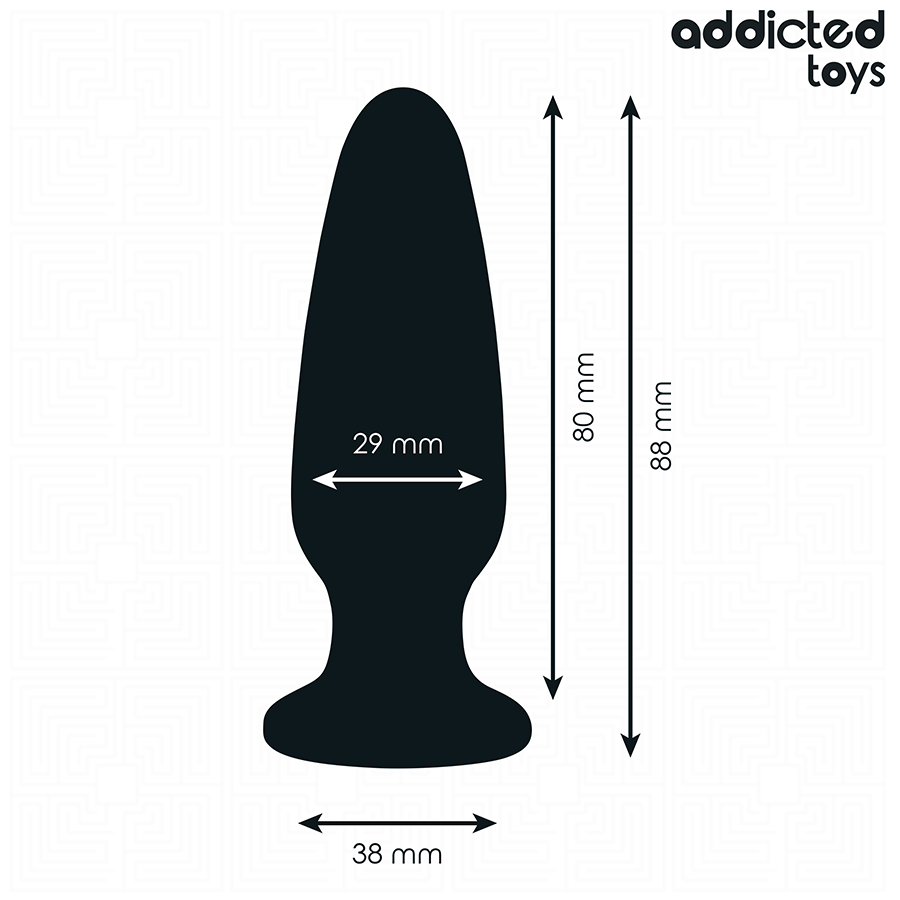 ADDICTED TOYS - Analplug mit Juwel Größe S 8,8 cm