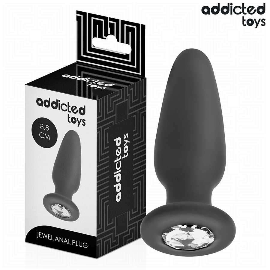 ADDICTED TOYS - Analplug mit Juwel Größe S 8,8 cm