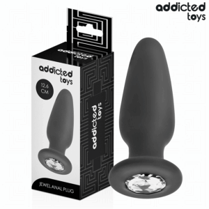 ADDICTED TOYS - Analplug mit Juwel Größe L 12,6 cm