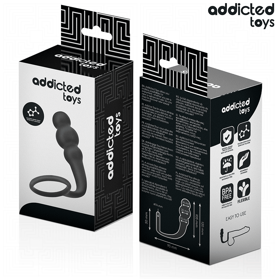 ADDICTED TOYS - Analplug mit Ring Modell 1