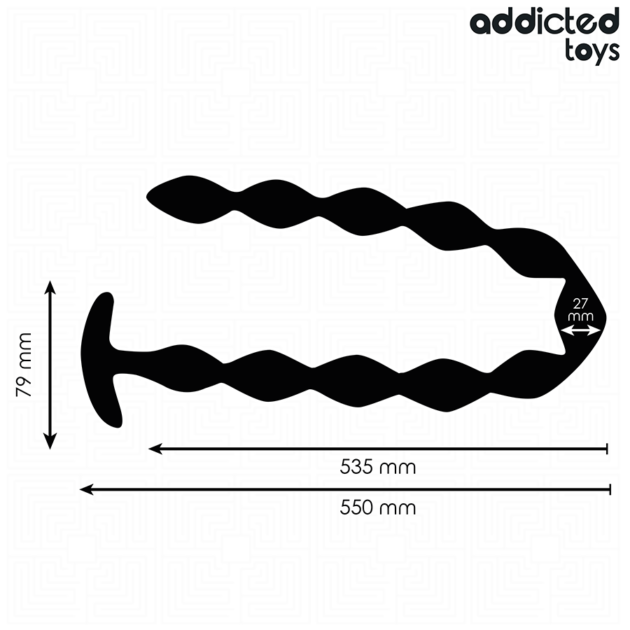 ADDICTED TOYS - EXTRA LANGER ANALPLUG