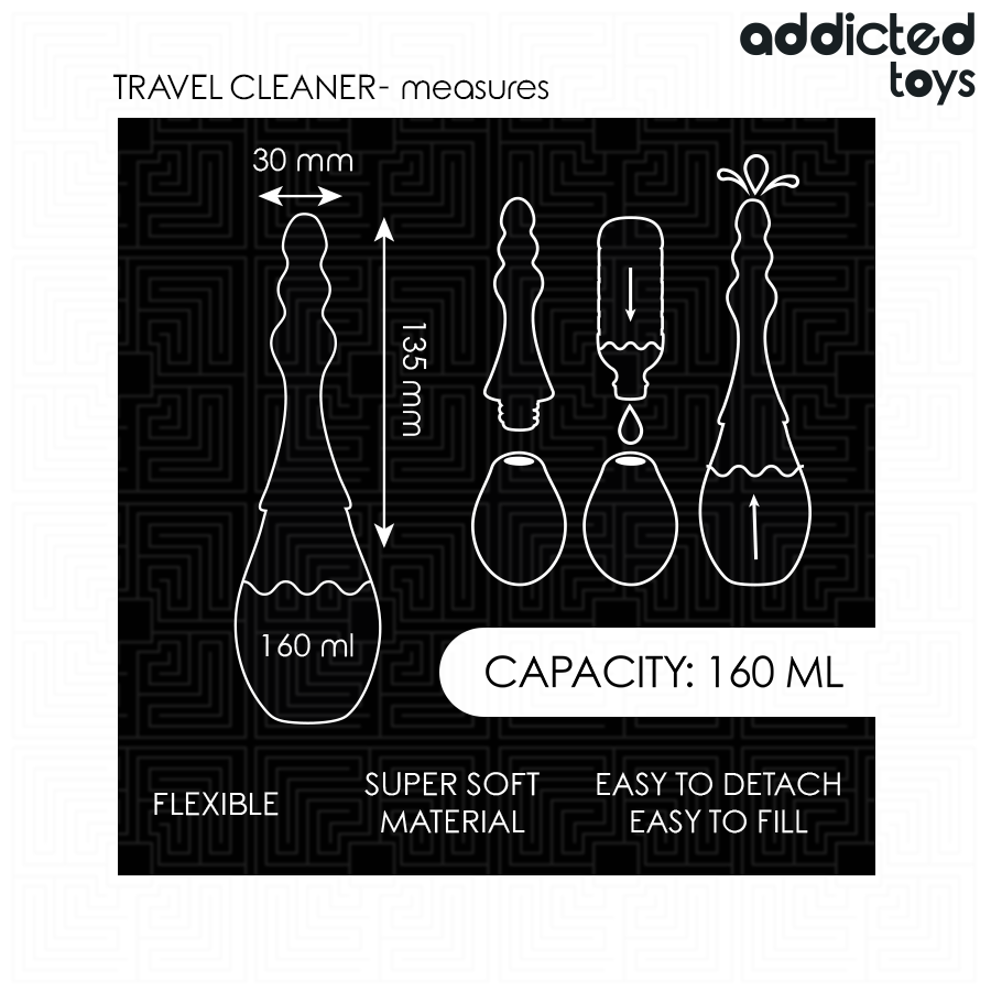 ADDICTED TOYS - Reise-Reiniger Modell 4