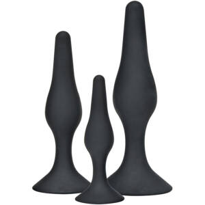 TOYJOY - ANAL PLAY CURVY COMPANIONS Analplug 3 Stück Schwarz