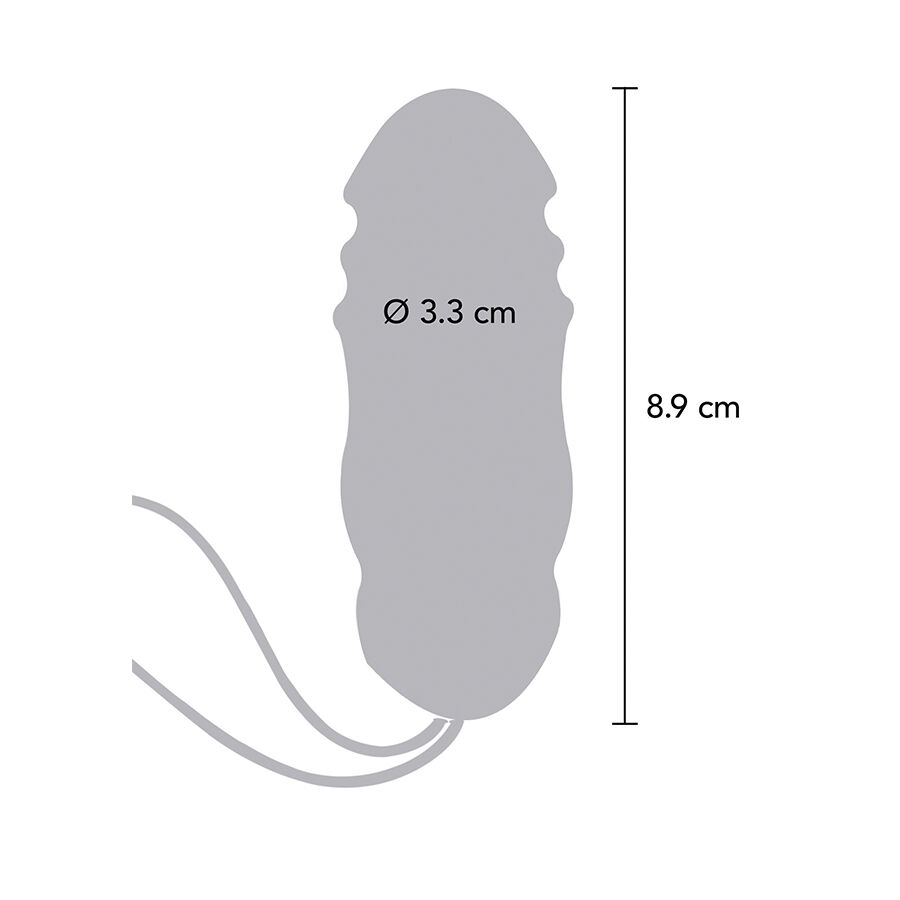 TOYJOY - HAPPINESS SUNN SIDE UP AND DOWN FUCHSIA VIBRATOR mit Fernbedienung