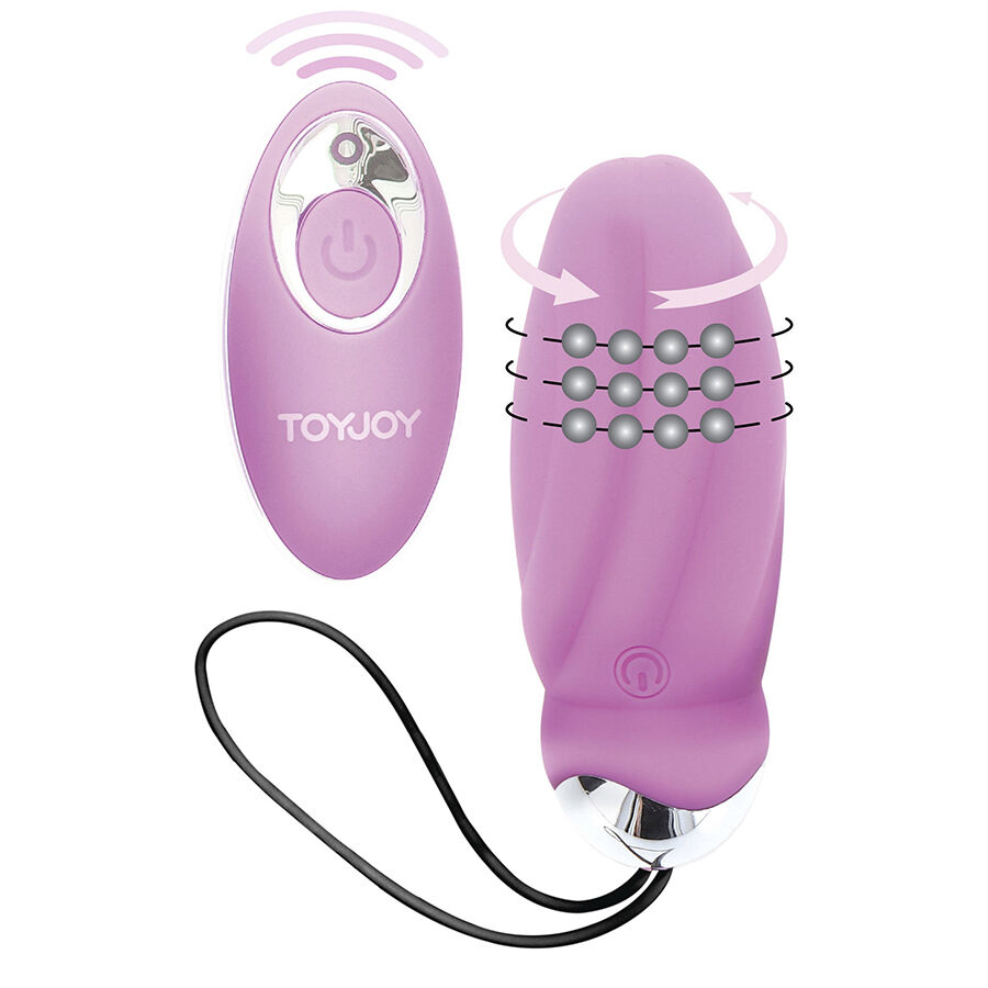 TOYJOY - HAPPINESS YOU CRACK ME UP Rosa Vibrator mit Fernbedienung