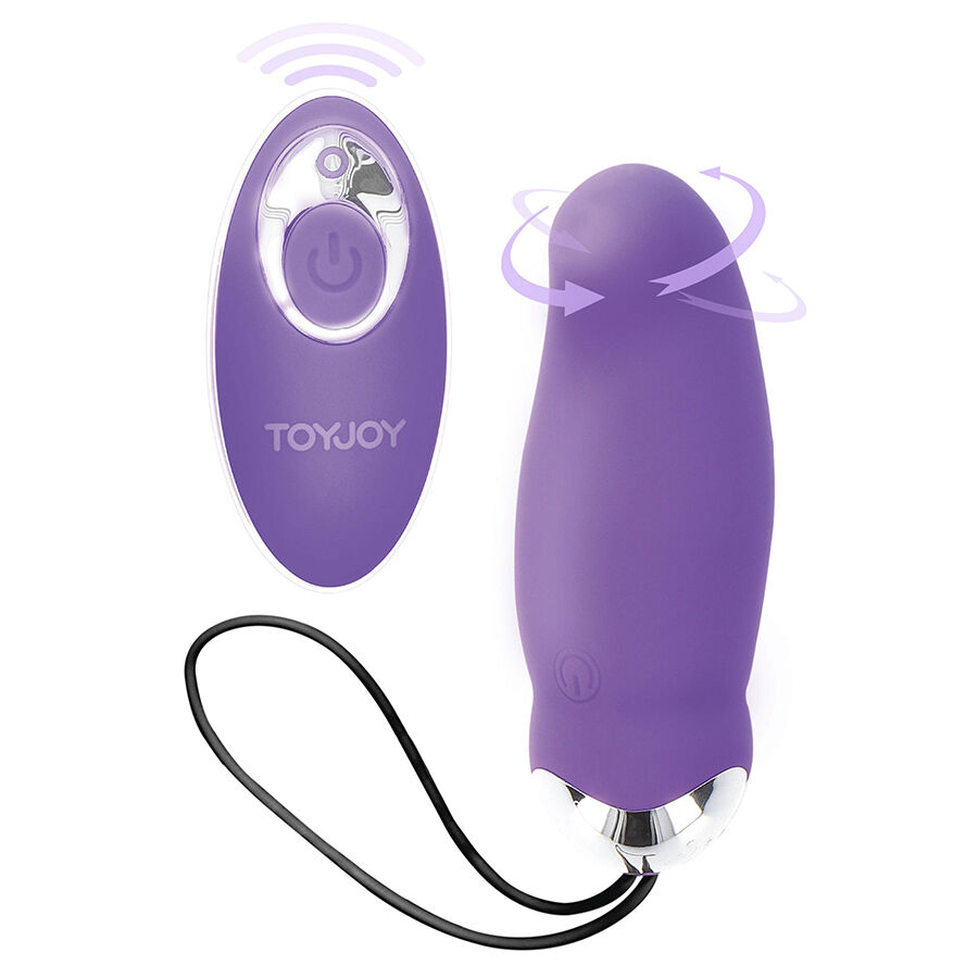 TOYJOY - HAPPINESS MY ORGASM EGGSPLODE Lila Vibrator mit Fernbedienung