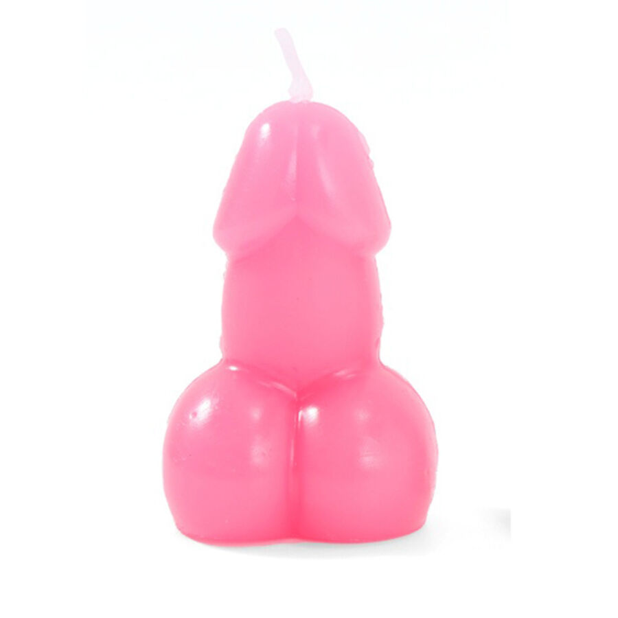 DIABLO PICANTE - Penisförmige Kerze in Fuchsia