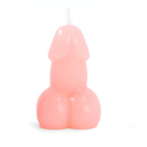 DIABLO PICANTE - Penisförmige Kerze in Rosa