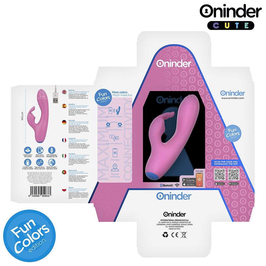ONINDER CUTE - LOVE BUNNY VIBRATOR G-SPOT KLITORIS - KOSTENLOSE WELTWEITE APP