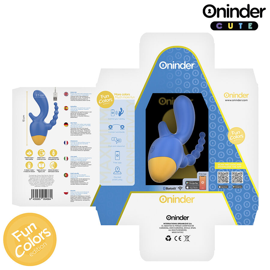 ONINDER CUTE - LOVE 3 SOME DREIFACHVIBRATOR - KOSTENLOSE WELTWEITE APP