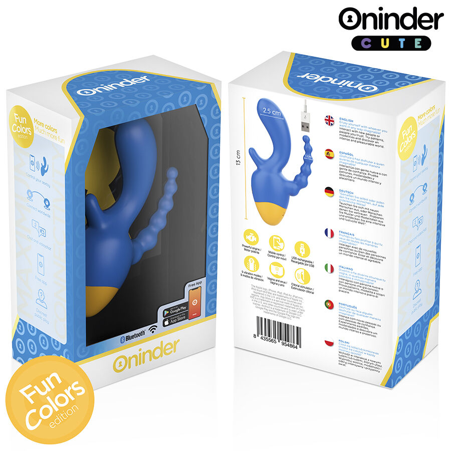 ONINDER CUTE - LOVE 3 SOME DREIFACHVIBRATOR - KOSTENLOSE WELTWEITE APP