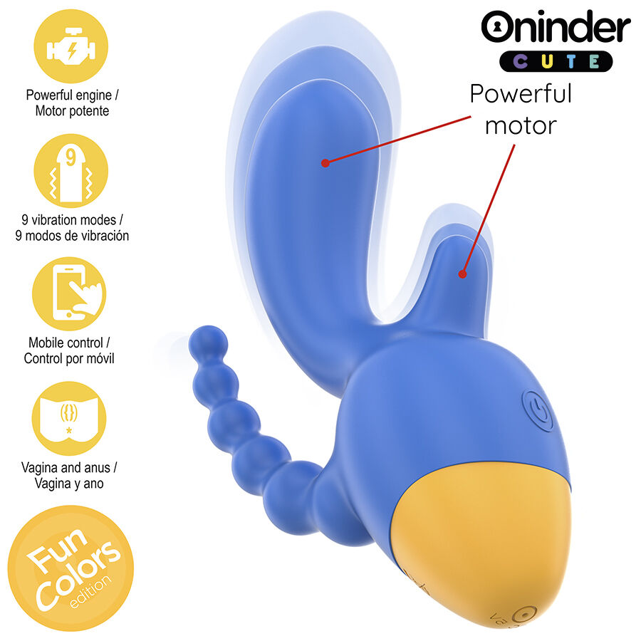ONINDER CUTE - LOVE 3 SOME DREIFACHVIBRATOR - KOSTENLOSE WELTWEITE APP