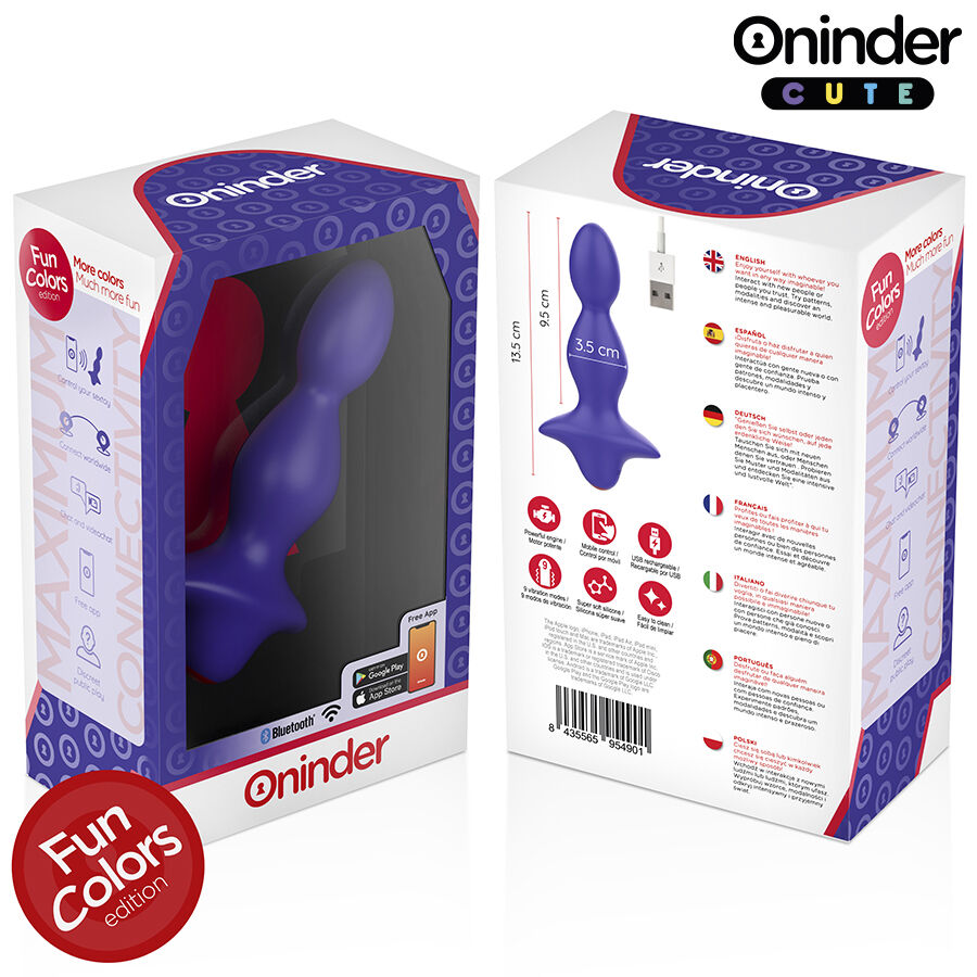 ONINDER CUTE - LOVE BUTT VIBRIERENDER ANALPLUG-DILATATOR - KOSTENLOSE WELTWEITE APP