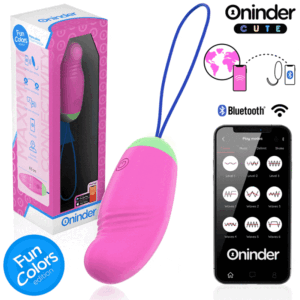ONINDER CUTE - LIEBE UND VERGNÜGEN: 360° Vibrations- und Rotations-Silikon-Ei – Kostenlose weltweite App