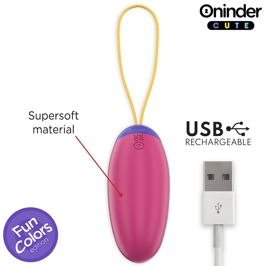 ONINDER CUTE - Liebe, Vergnügen, Vibro-Wave-Kopf mit Silikon-Ei – Kostenlose globale App