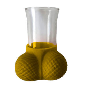 DIABLO PICANTE - Goldenes Schnapsglas