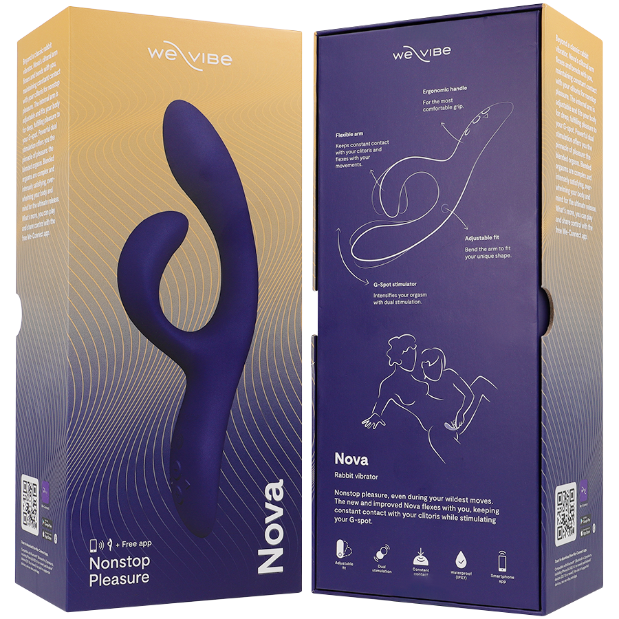 WE-VIBE - NOVA 3 RABBIT VIBRATOR Mitternachtsblau