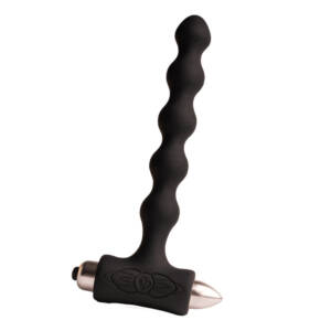 ROCKS-OFF - PETITE SENSATIONS PEARLS Analplug Vibrator Schwarz