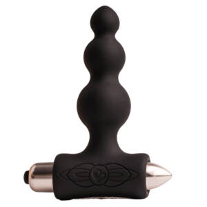 ROCKS-OFF - PETITE SENSATIONS BUBBLES ANALPLUG VIBRATOR SCHWARZ