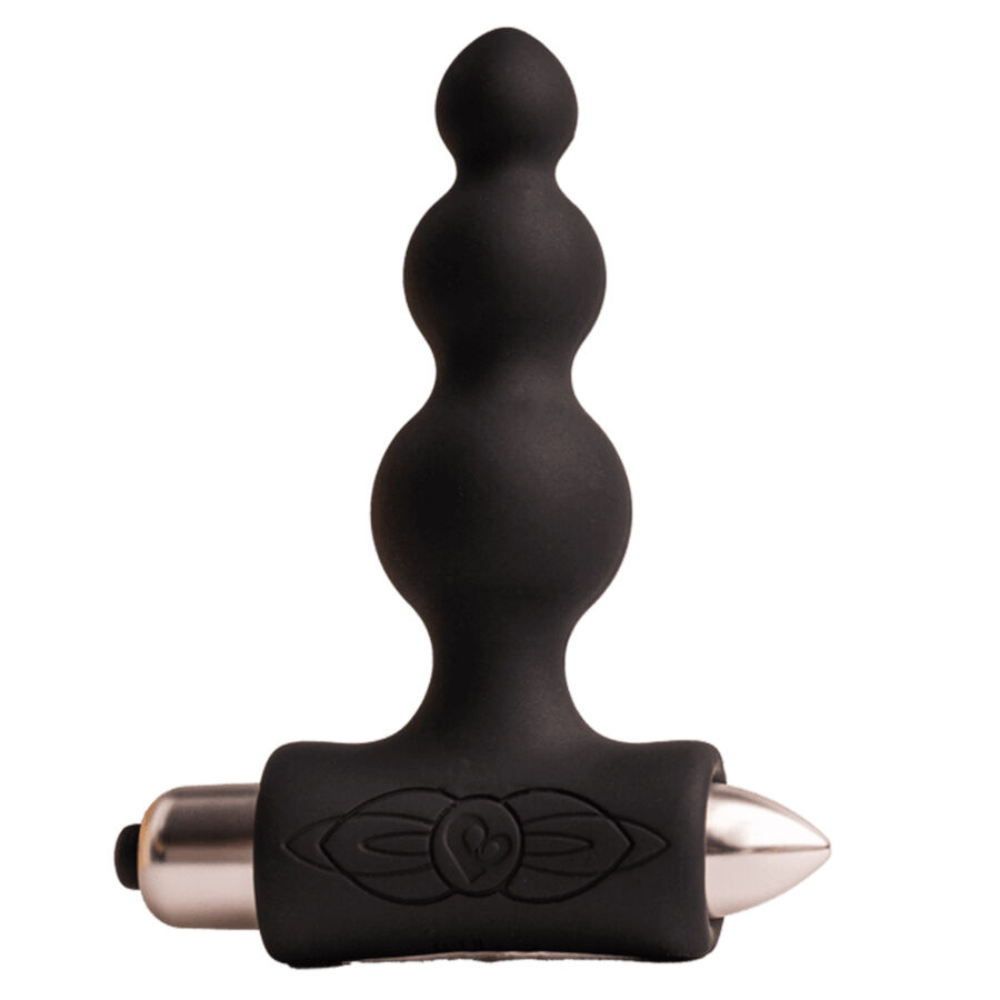 ROCKS-OFF - PETITE SENSATIONS BUBBLES ANALPLUG VIBRATOR SCHWARZ