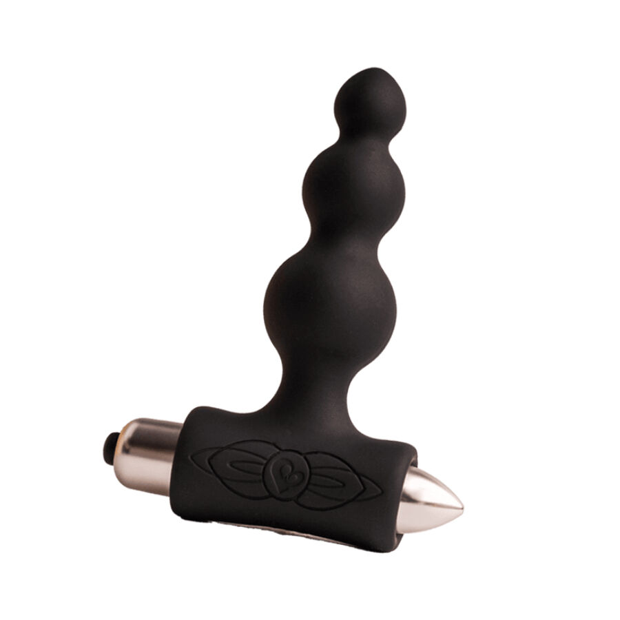 ROCKS-OFF - PETITE SENSATIONS BUBBLES ANALPLUG VIBRATOR SCHWARZ