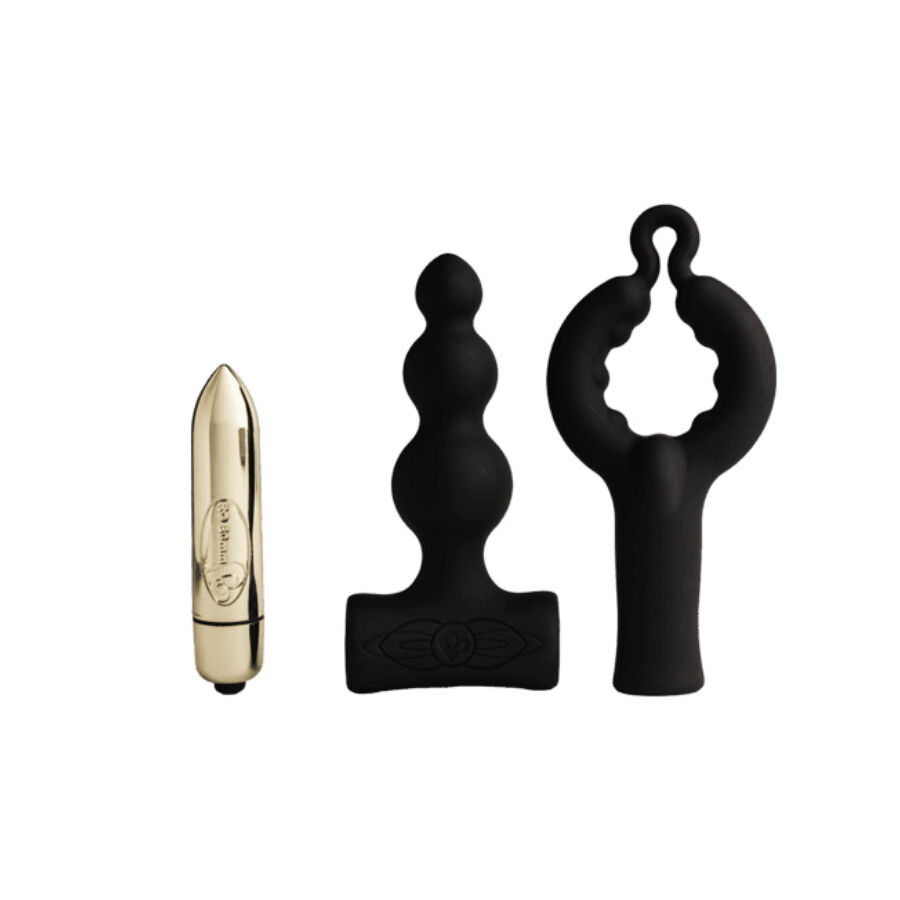 ROCKS-OFF - PETITE SENSATIONS BUBBLES ANALPLUG VIBRATOR SCHWARZ