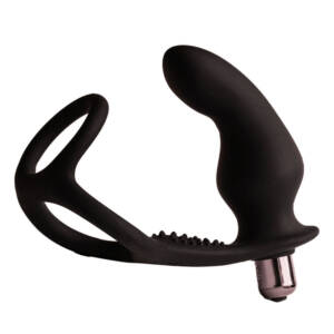ROCKS-OFF - RO-ZEN RRO Analplug mit vibrierendem Penisring Schwarz