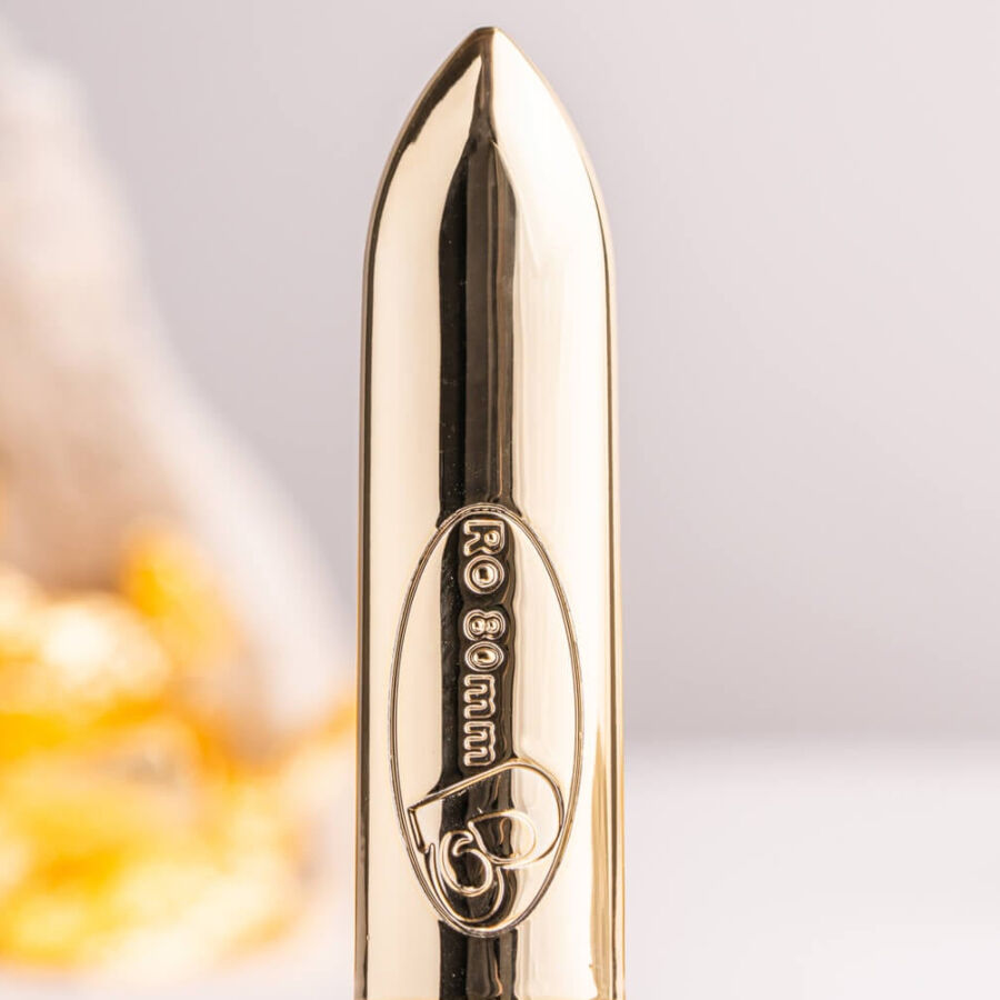 ROCKS-OFF - RO-80 Champagner Gold Vibrationskugel