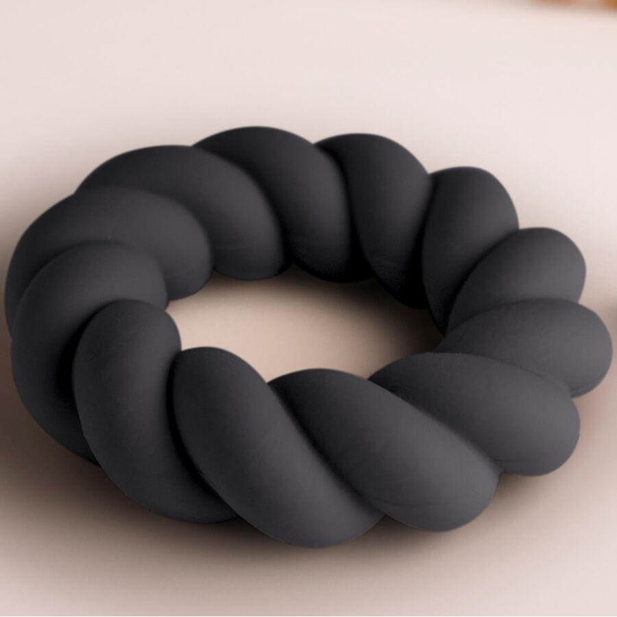 ROCKS-OFF - TWIST Schwarz Silikon-Masturbatorring