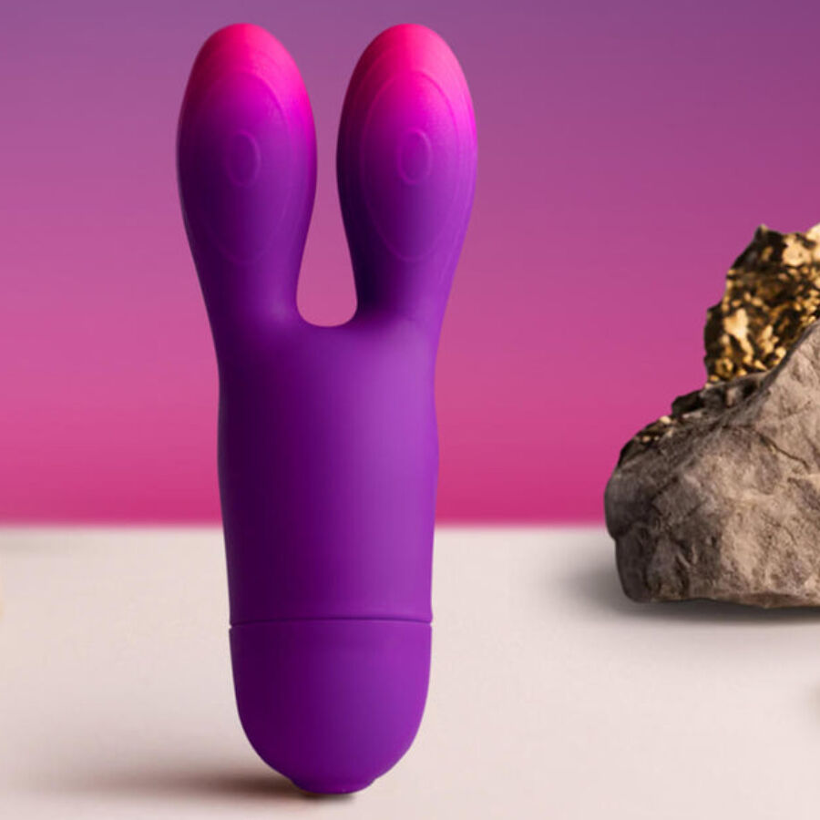 ROCKS-OFF - GLO-GIRL BUNNY LILA flexibler Vibrator