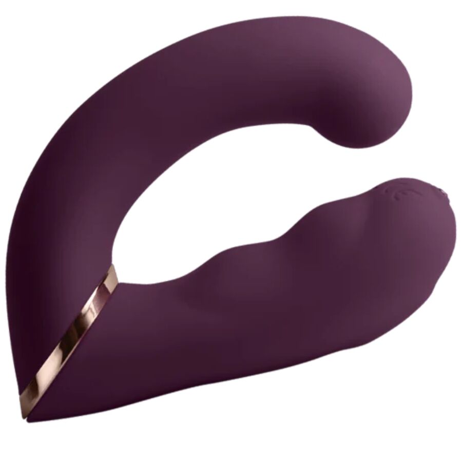 ROCKS-OFF - GEMINI DUAL VIBRATOR G-Punkt Klitorisstimulator Lila