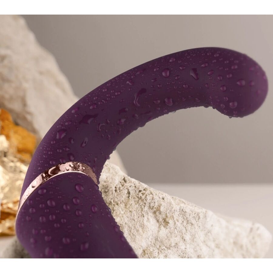 ROCKS-OFF - GEMINI DUAL VIBRATOR G-Punkt Klitorisstimulator Lila