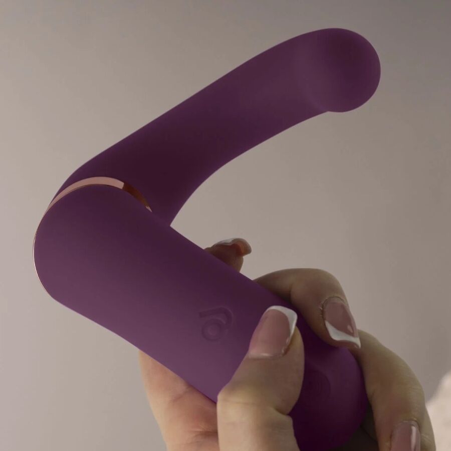 ROCKS-OFF - GEMINI DUAL VIBRATOR G-Punkt Klitorisstimulator Lila