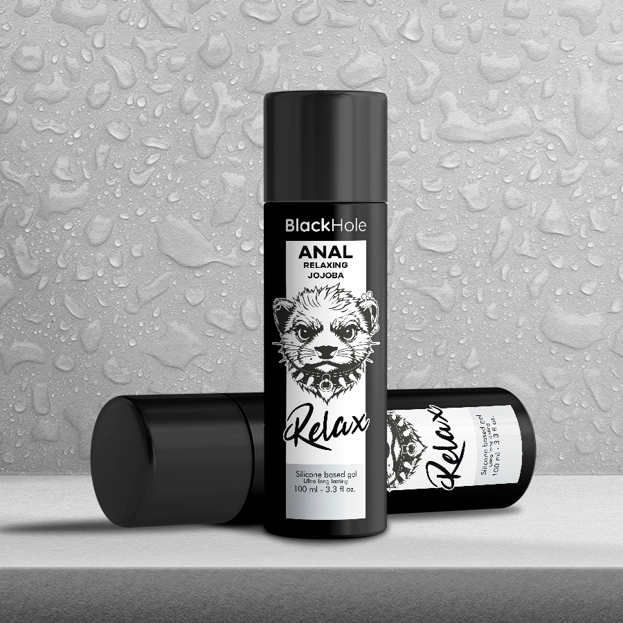 BLACK HOLE - Anal entspannendes Jojoba Relax Silikonbasis 100 ml